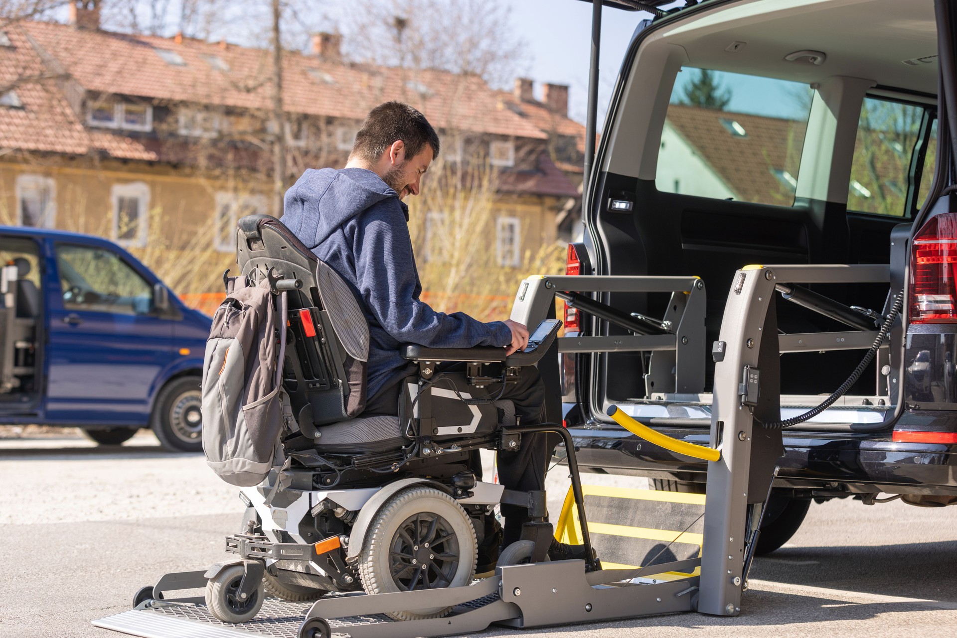 Accessible vehicle for disabled